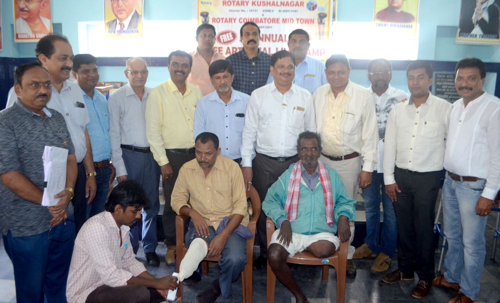 ಉಚಿತ ಕೃತಕ ಕಾಲು ಜೋಡಣಾ ಶಿಬಿರ